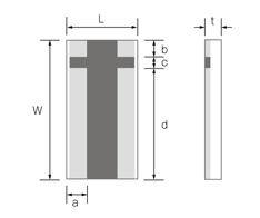 金属箔低抵抗チップ抵抗器（４端子タイプ）