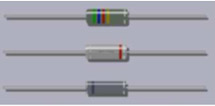 Axial lead resistors