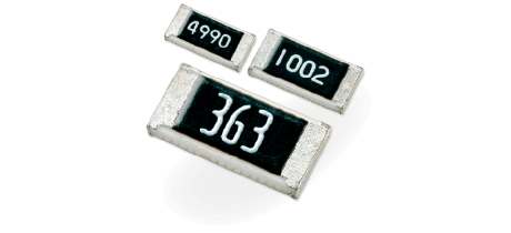 Thin film surface mount resistors