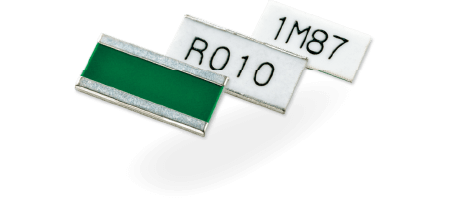 Current sensing surface mount resistors